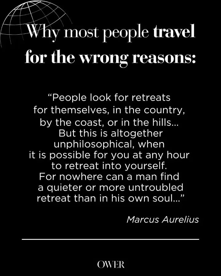 Marcus Aurelius and the true meaning of a retreat